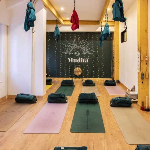 Studio de yoga Muditā à Limoges lors des portes ouvertes 2026.